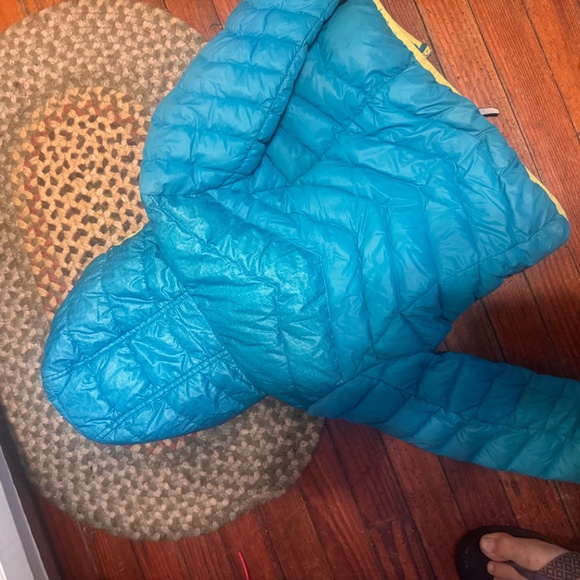 ZeroXposur Teal and Yellow Kids Puffer Jacket size 4 - Picture 2 of 4